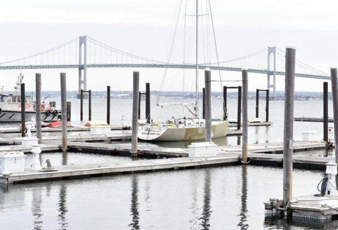 Jason McGlashan and his father, Reg, plan to sail Sedona, a 43-foot sailboat, shown at Conanicut Marina in Jamestown, home to Australia - The Newport Daily News © Dave Hansen